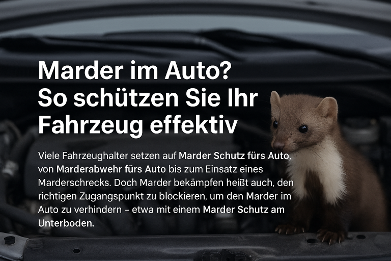 MarderPro / Marder im Auto